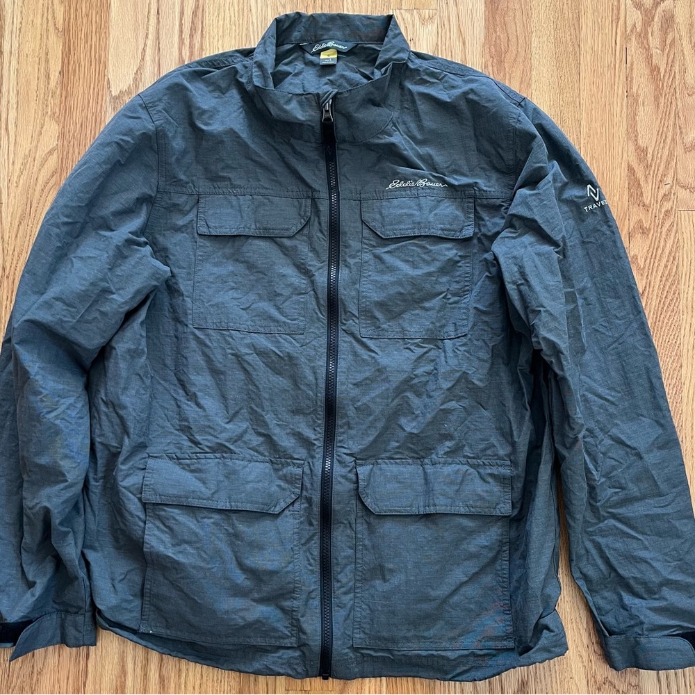Eddie Bauer Lightweight Travex Water Resistant Jacket Large